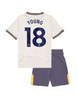 Everton Ashley Young #18 Tredjedraktsett Barn 2024-25 Korte ermer (+ bukser)